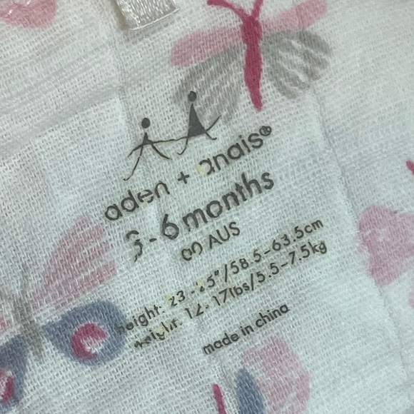 Aden and Anais size 3-6 months dress and bloomer set - Picture 5 of 7